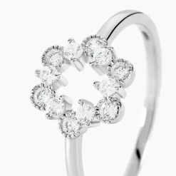 Bague Astrea Argent Blanc Oxyde De Zirconium
