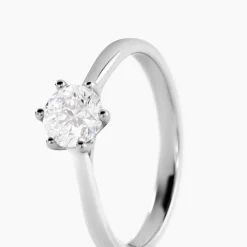 Bague Athena Platine Blanc Diamant
