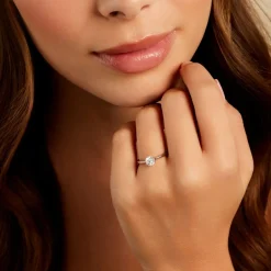 Bague Athena Platine Blanc Diamant