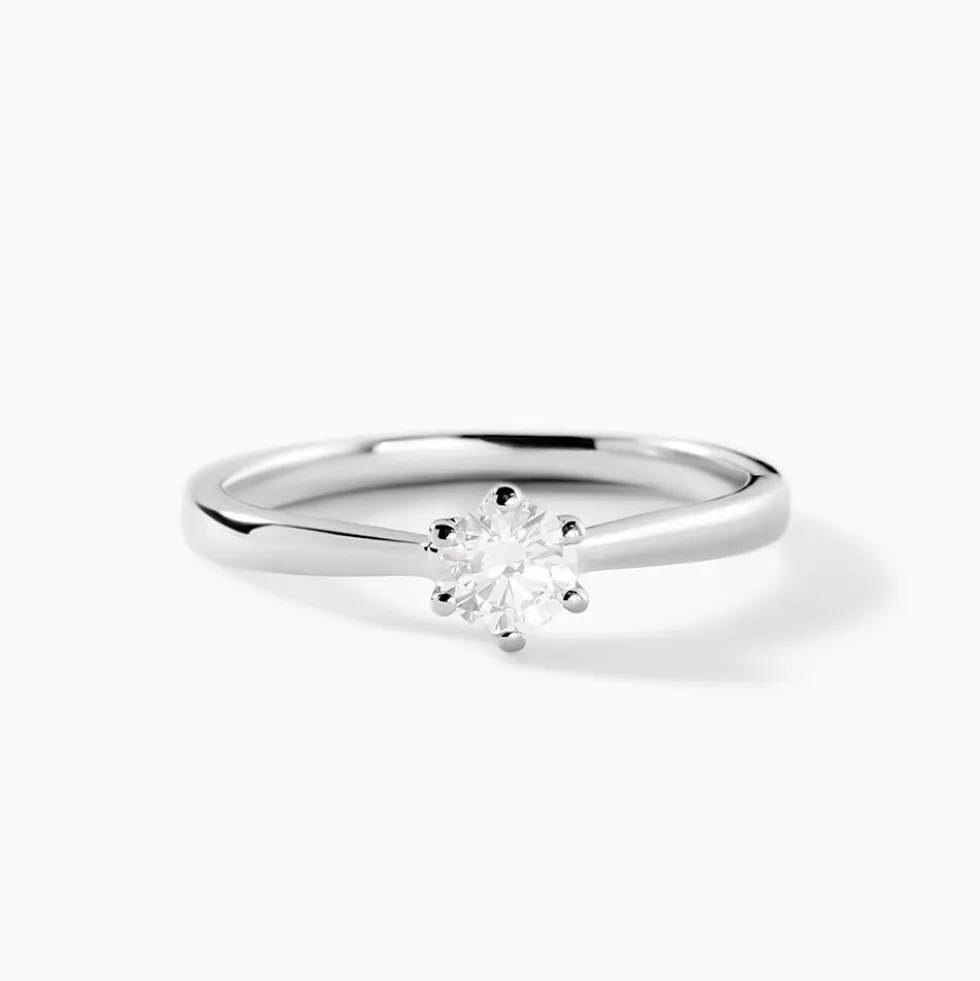 Bague Athena Platine Blanc Diamant