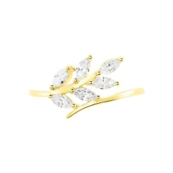 Bague Audrica Or Jaune Oxyde De Zirconium