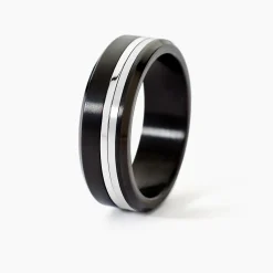 Bague Baldev Acier Bicolore