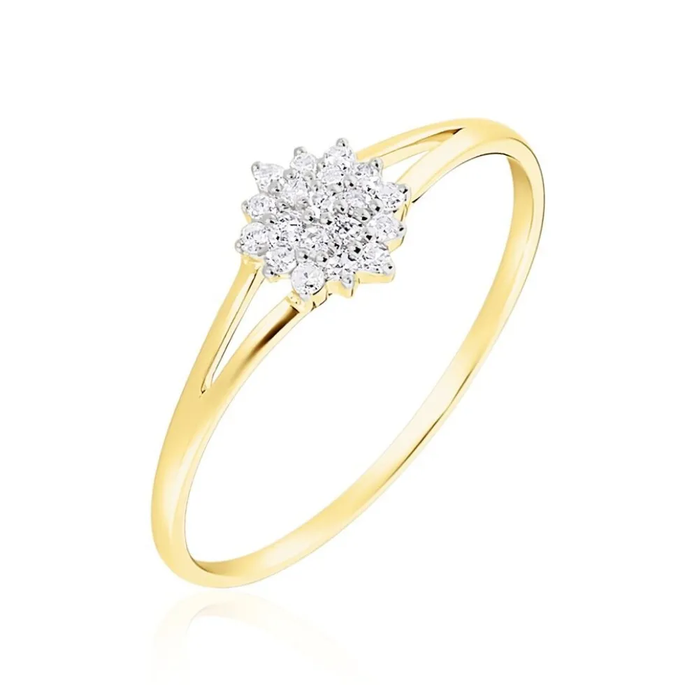 Bague Barbra Or Jaune Diamant