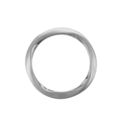 Bague Barclay Acier Blanc