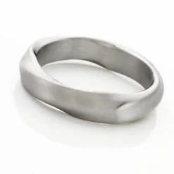 Bague Barclay Acier Blanc