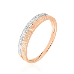 Bague Belindalan Or Bicolore Diamant