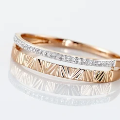 Bague Belindalan Or Bicolore Diamant