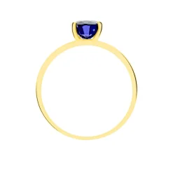 Bague Billel Or Jaune Saphir Diamant