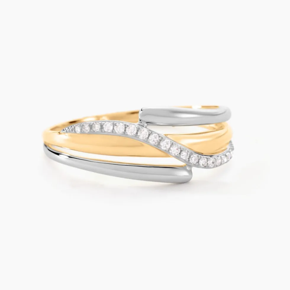 Bague Bodil Or Bicolore Diamant