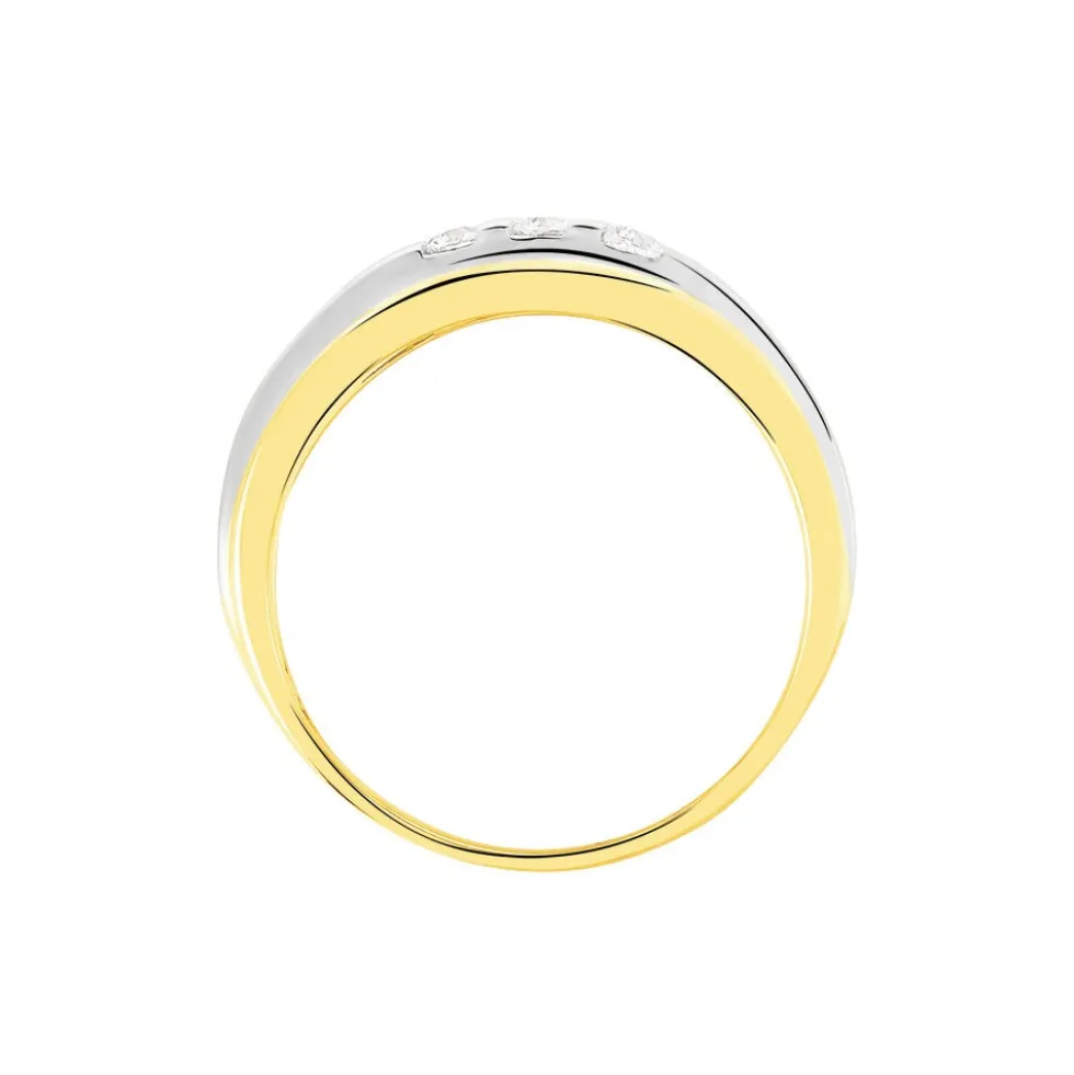 Bague Bryanna Or Bicolore Diamant