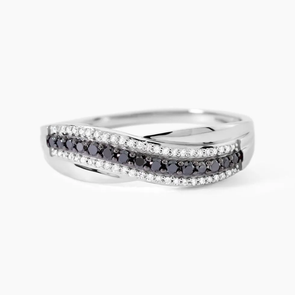 Bague Calliste Or Blanc Diamant