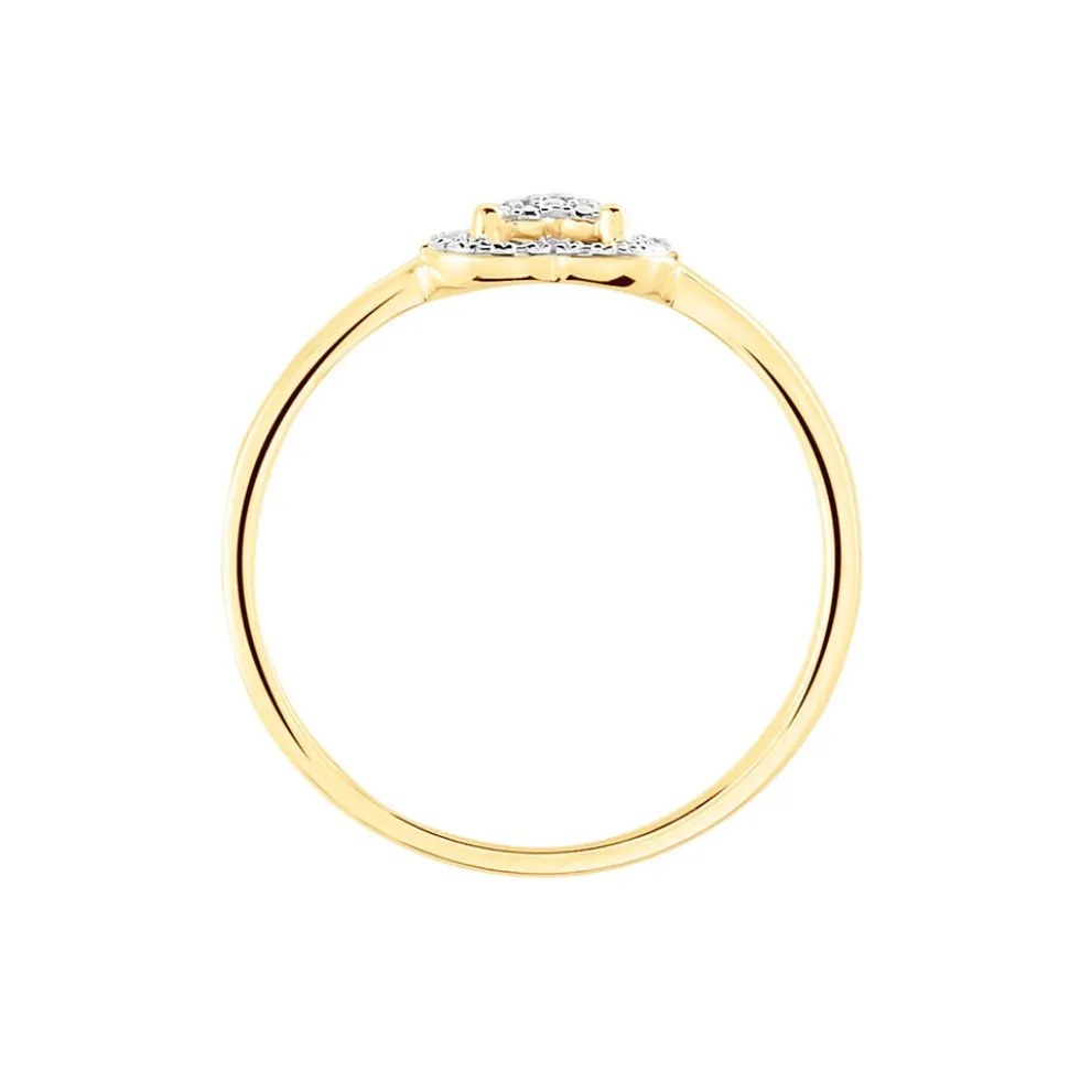 Bague Catrin Or Jaune Diamant