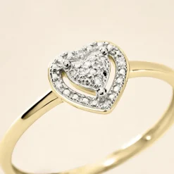 Bague Catrin Or Jaune Diamant