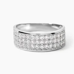 Bague Cecelia Argent Blanc Oxyde De Zirconium