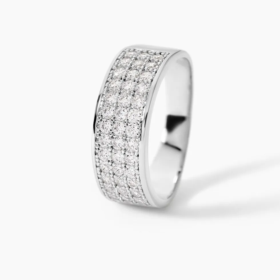 Bague Cecelia Argent Blanc Oxyde De Zirconium