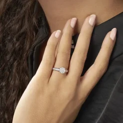 Bague Celia Or Blanc Diamant