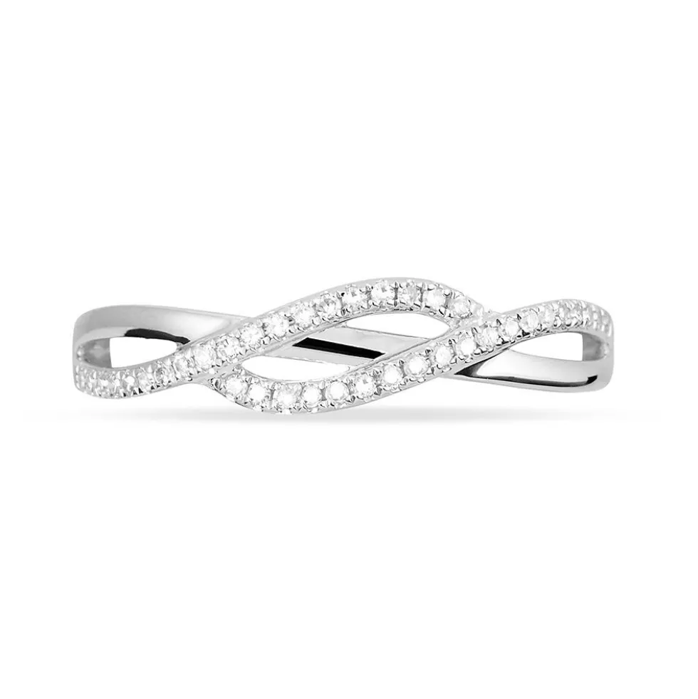 Bague Charlye Or Blanc Diamant