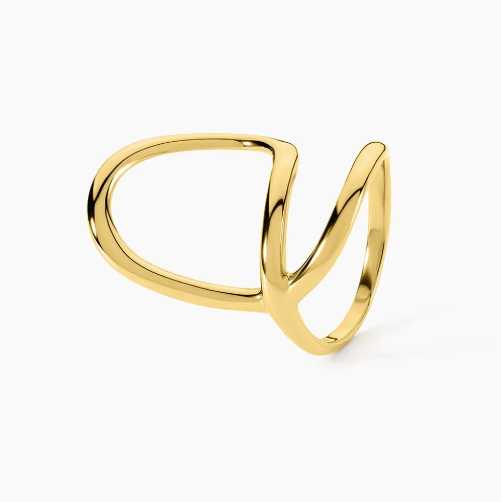 Bague Cherish Acier Jaune