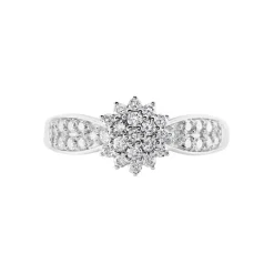 Bague Chouvia Or Blanc Diamant Synthétique