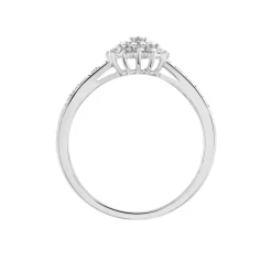 Bague Chouvia Or Blanc Diamant Synthétique