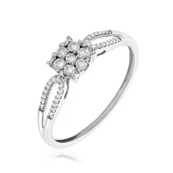 Bague Cillin Or Blanc Diamant