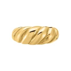 Bague Clive Acier Doré