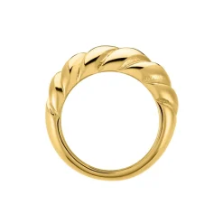 Bague Clive Acier Doré