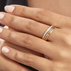Bague Clotilda Or Jaune Diamant