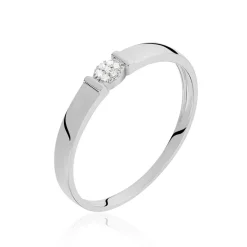 Bague Daliane Or Blanc Diamant