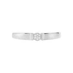 Bague Daliane Or Blanc Diamant