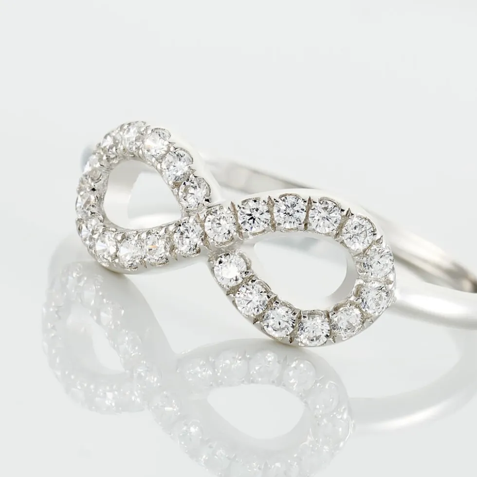 Bague Davila Argent Blanc Oxyde De Zirconium