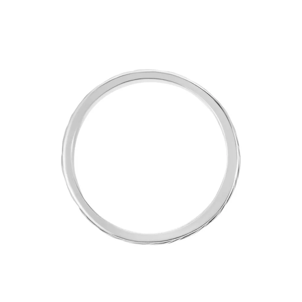 Bague Davin Argent Blanc