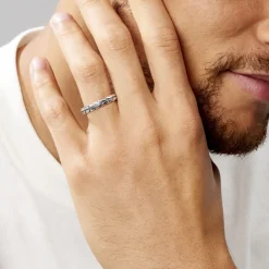 Bague Denys Argent Blanc