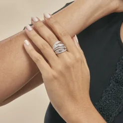 Bague Dionise Or Blanc Diamant
