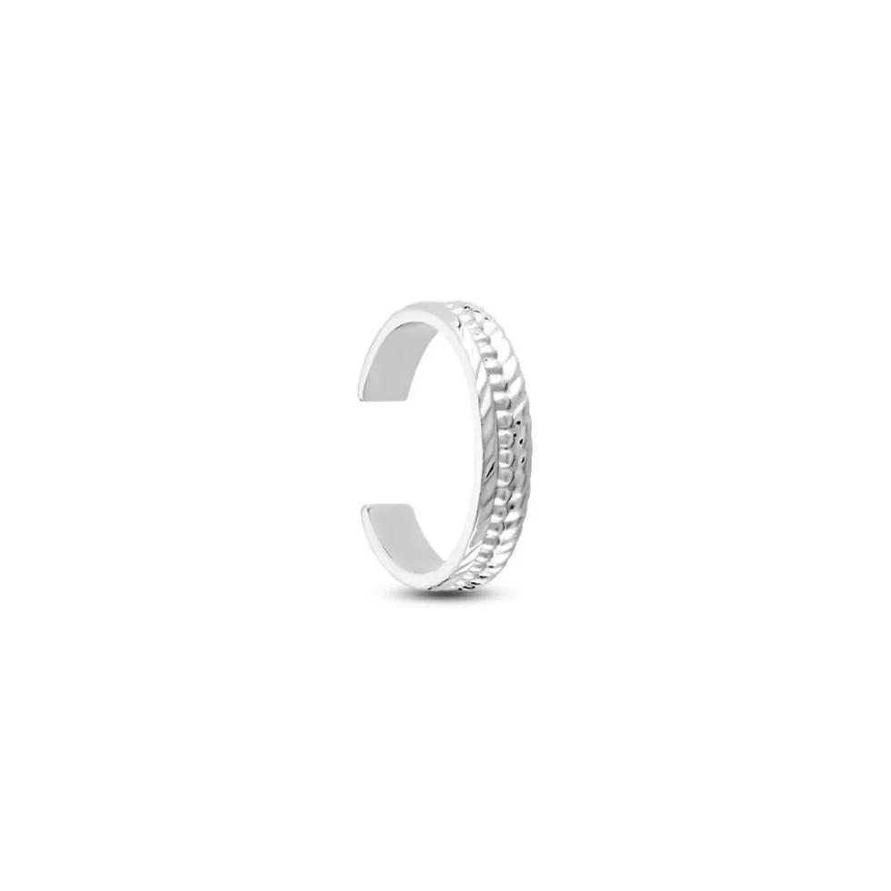 Bague D'oreille Unitaire Seetha Argent Blanc