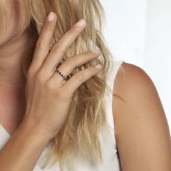 Bague Doria Argent Blanc Oxyde De Zirconium