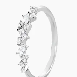 Bague Eclat D'Aurore Argent Blanc Oxyde De Zirconium
