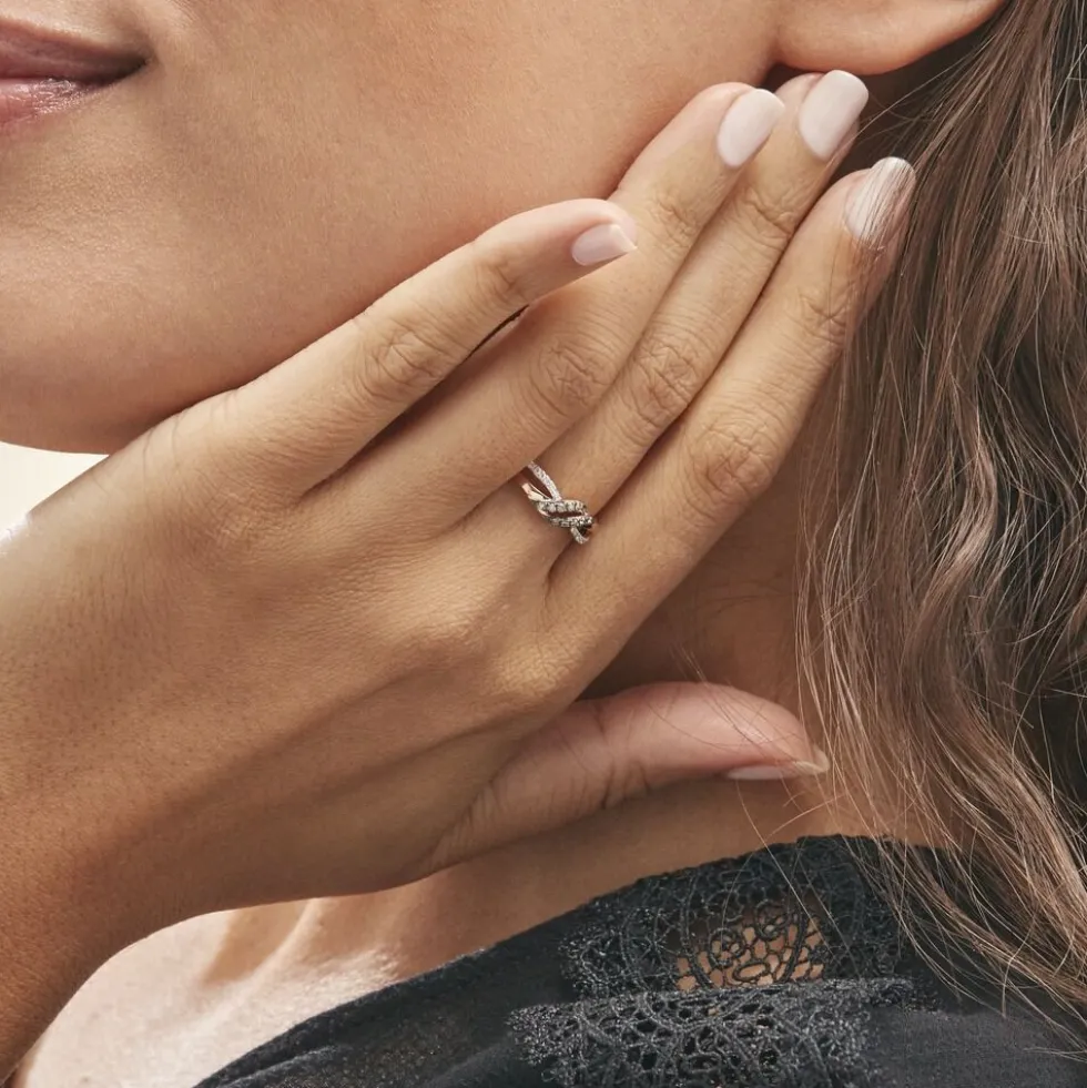 Bague Edem Or Rose Diamant