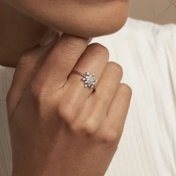 Bague Effie Argent Blanc Oxyde De Zirconium