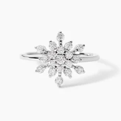 Bague Effie Argent Blanc Oxyde De Zirconium