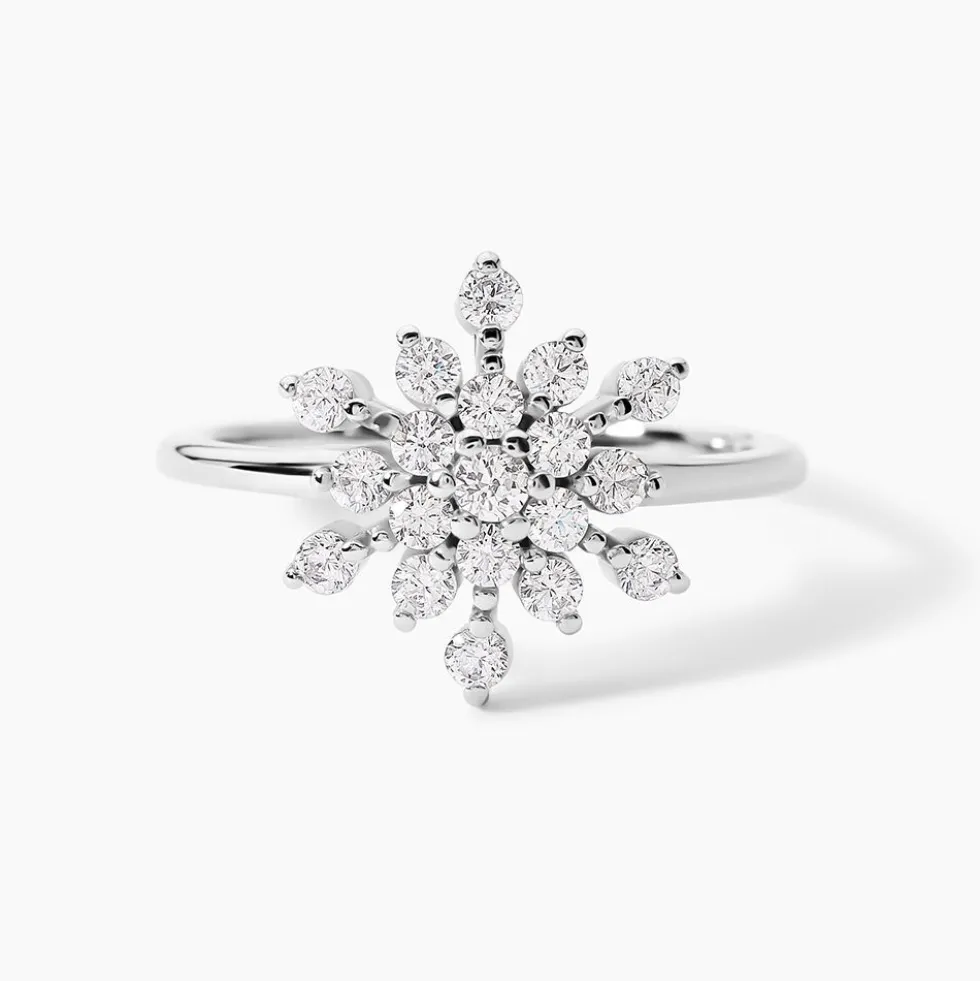 Bague Effie Argent Blanc Oxyde De Zirconium
