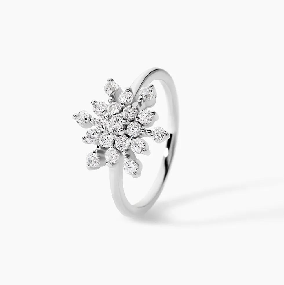 Bague Effie Argent Blanc Oxyde De Zirconium