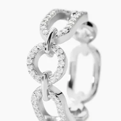 Bague Ela Argent Blanc Oxyde De Zirconium