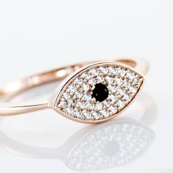 Bague Eldia Argent Rose Oxyde De Zirconium