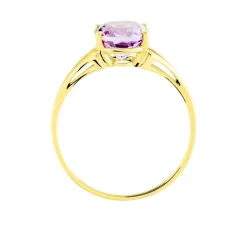 Bague Elfrieda Or Jaune Améthyste