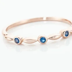 Bague Ellena Argent Rose Oxyde De Zirconium