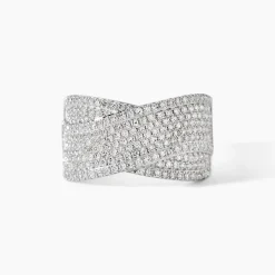 Bague Elyne Or Blanc Diamant