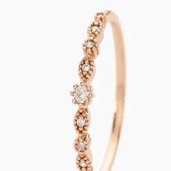 Bague Eugenie Argent Rose Oxyde De Zirconium