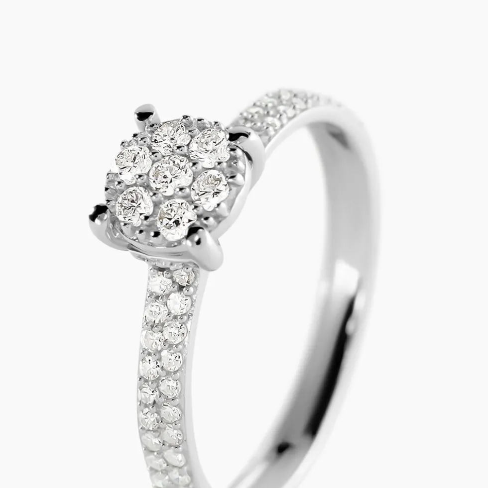 Bague Frika Or Blanc Diamant