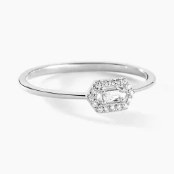 Bague Gia Argent Blanc Oxyde De Zirconium